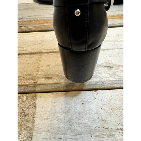 Marc Fisher Over Knee Riding Boots Editer Women's Size 9 Black Leather Worn Once - Picture 5 of 16